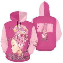Load image into Gallery viewer, Butterfly Breast Cancer Hoodie