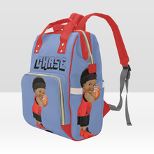Load image into Gallery viewer, Custom Blue (Boy) Diaper Bag