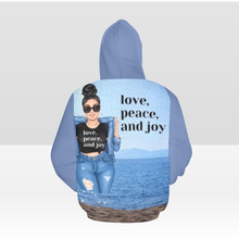 Load image into Gallery viewer, Love ,Peace & Joy Hoodie