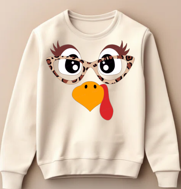 Turkey Face  Sweatshirt