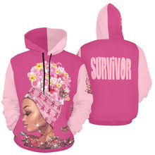 Load image into Gallery viewer, Butterfly Breast Cancer Hoodie
