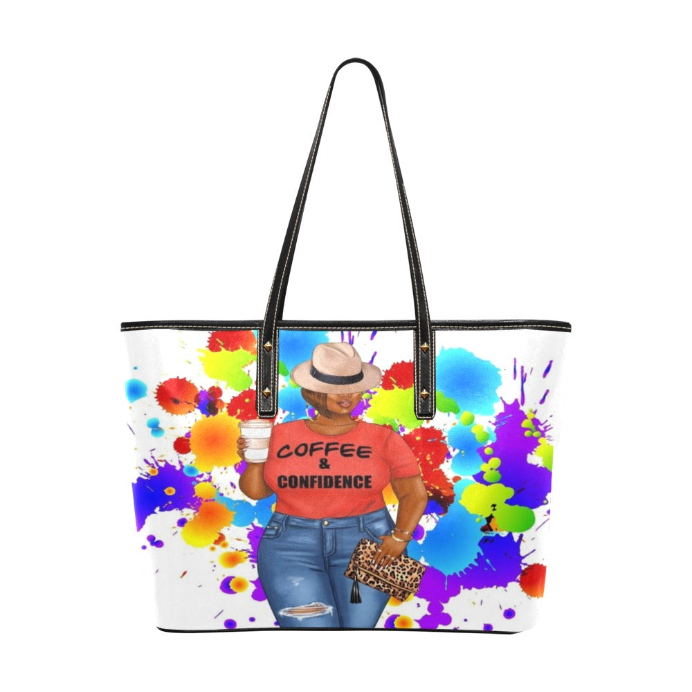 Lether Tote bag