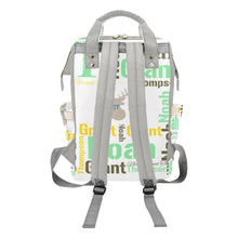 Load image into Gallery viewer, Name Sake Multi-Function Diaper Backpack/Diaper Bag &amp; Matching Blanket
