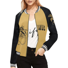 Load image into Gallery viewer, Ladies Custom Bomber Jacket
